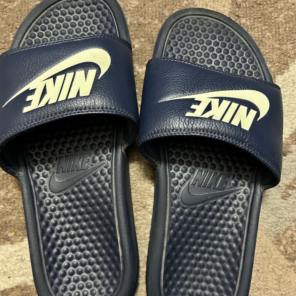 Men’s Nike Navy Slide Sandals